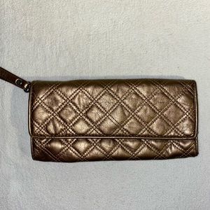 New York & Company gold wallet